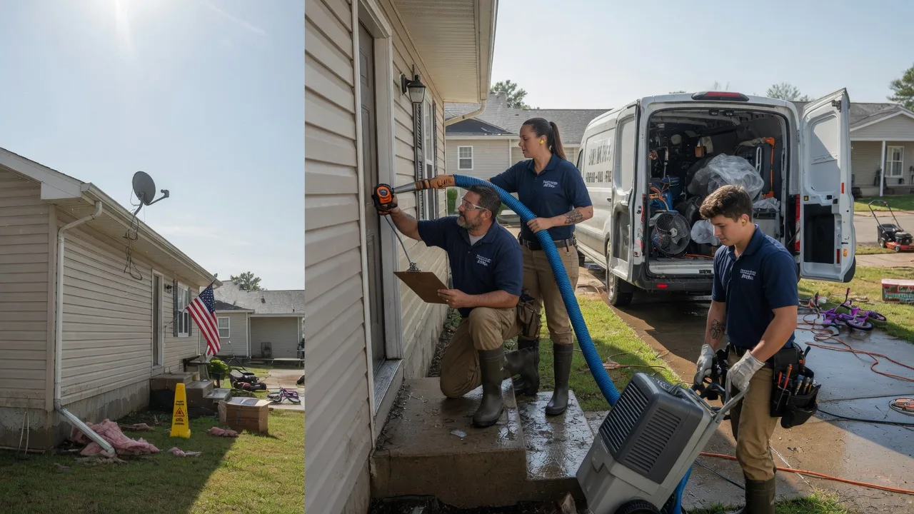 Ceiling Water Damage Restoration in Theriot, LA near me